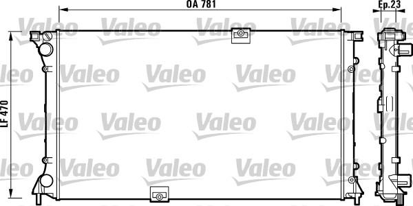 Valeo 732902 - Radiator, mühərrikin soyudulması furqanavto.az