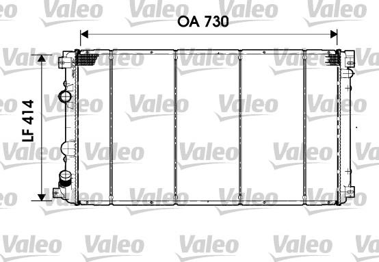 Valeo 732919 - Radiator, mühərrikin soyudulması furqanavto.az