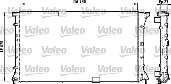 Valeo 732911 - Radiator, mühərrikin soyudulması furqanavto.az