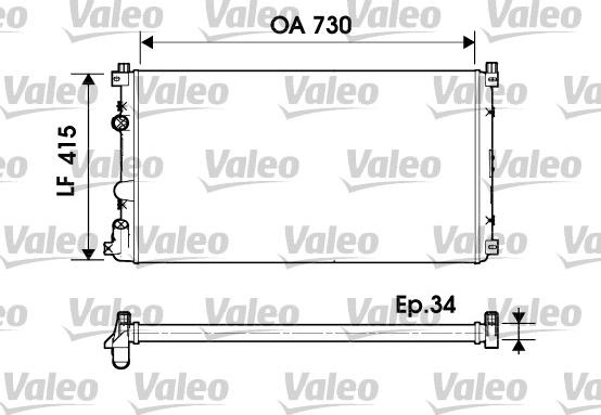 Valeo 732918 - Radiator, mühərrikin soyudulması furqanavto.az