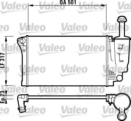 Valeo 732924 - Radiator, mühərrikin soyudulması furqanavto.az