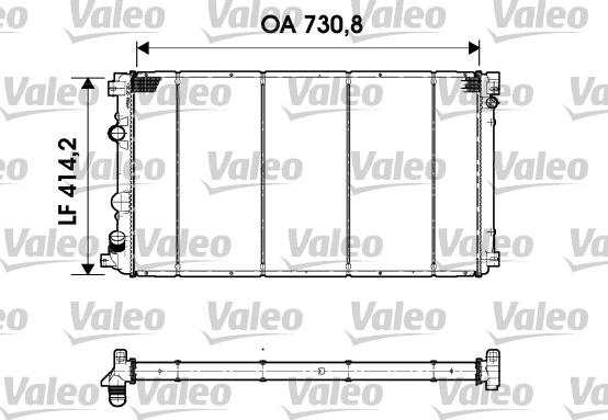 Valeo 732920 - Radiator, mühərrikin soyudulması furqanavto.az