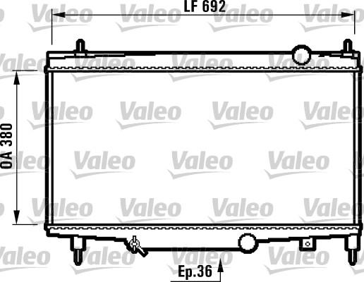 Valeo 732492 - Radiator, mühərrikin soyudulması furqanavto.az