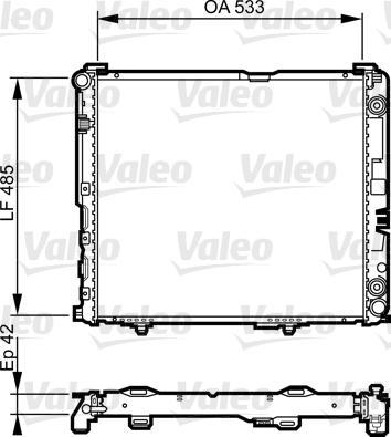 Valeo 732591 - Radiator, mühərrikin soyudulması furqanavto.az