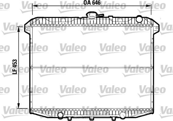 Valeo 732592 - Radiator, mühərrikin soyudulması furqanavto.az