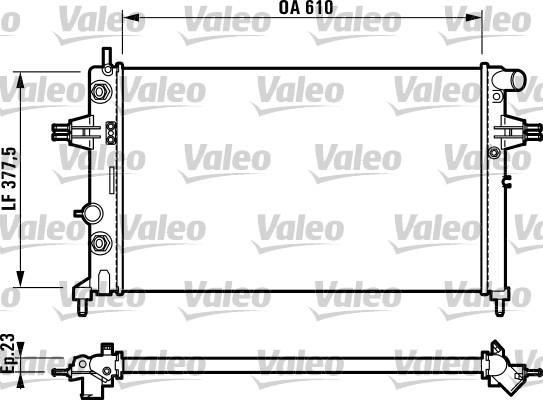 Valeo 732549 - Radiator, mühərrikin soyudulması furqanavto.az