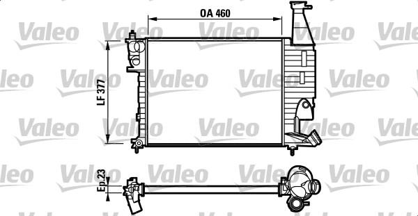 Valeo 732564 - Radiator, mühərrikin soyudulması furqanavto.az