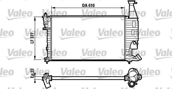 Valeo 732563 - Radiator, mühərrikin soyudulması furqanavto.az