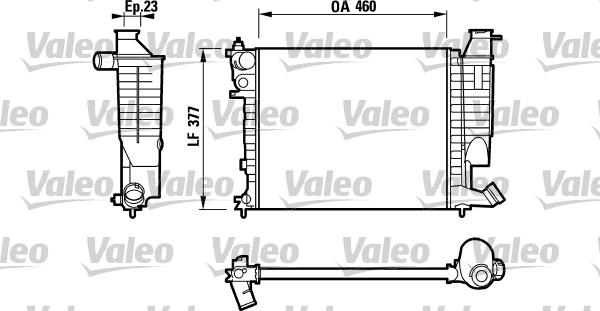 Valeo 732534 - Radiator, mühərrikin soyudulması furqanavto.az