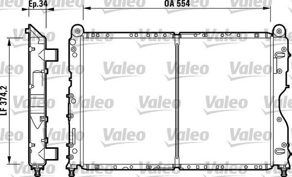 Valeo 732690 - Radiator, mühərrikin soyudulması furqanavto.az