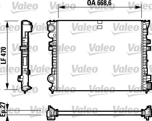 Valeo 732692 - Radiator, mühərrikin soyudulması furqanavto.az