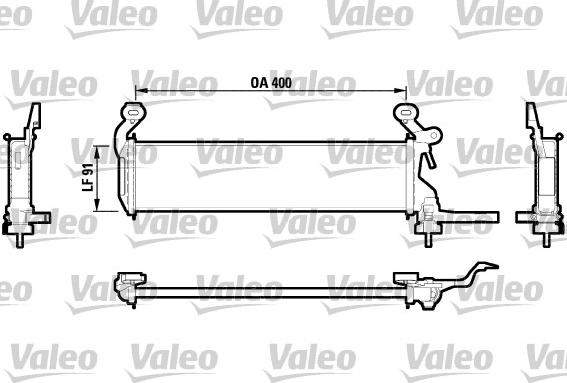 Valeo 732604 - Radiator, mühərrikin soyudulması furqanavto.az