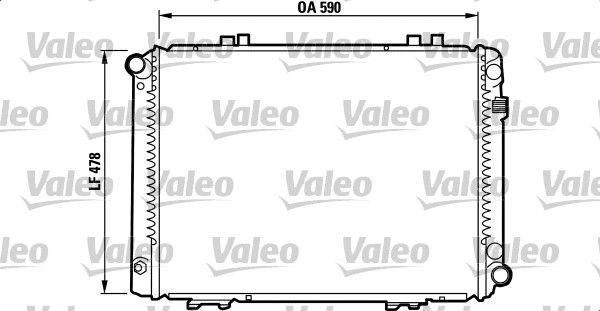 Valeo 732090 - Radiator, mühərrikin soyudulması furqanavto.az