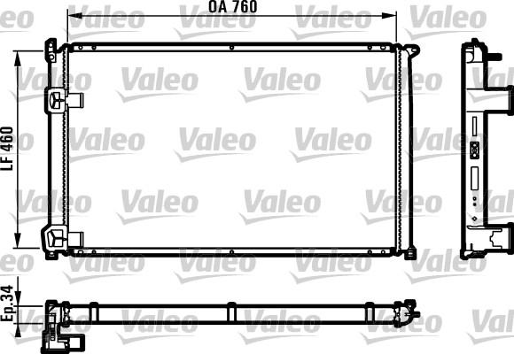 Valeo 732063 - Radiator, mühərrikin soyudulması furqanavto.az