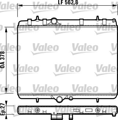 Valeo 732894 - Radiator, mühərrikin soyudulması furqanavto.az