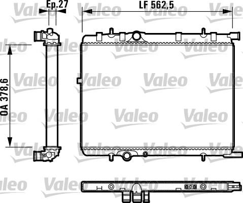 Valeo 732895 - Radiator, mühərrikin soyudulması furqanavto.az