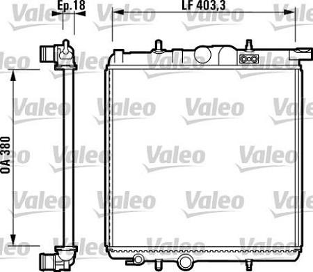 Valeo 732885 - Radiator, mühərrikin soyudulması furqanavto.az