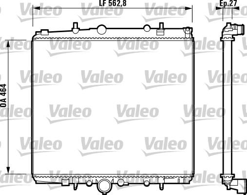 Valeo 732880 - Radiator, mühərrikin soyudulması furqanavto.az