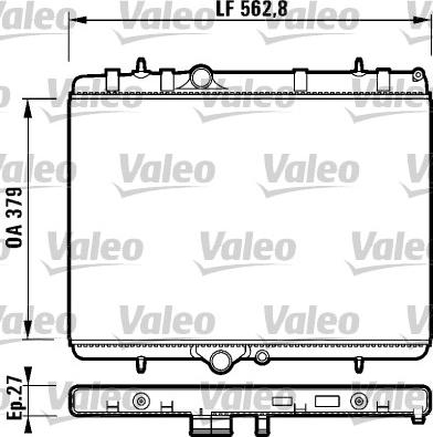 Valeo 732888 - Radiator, mühərrikin soyudulması furqanavto.az