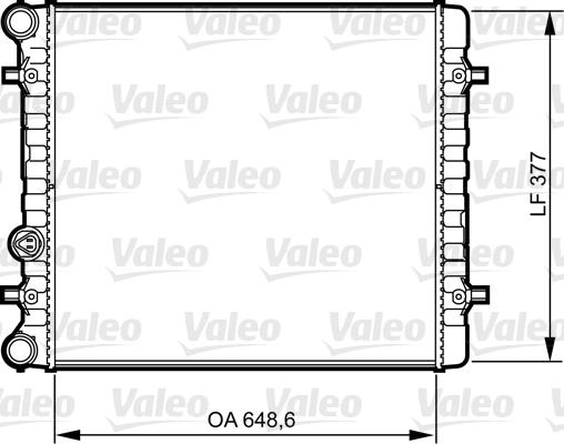 Valeo 732396 - Radiator, mühərrikin soyudulması www.furqanavto.az