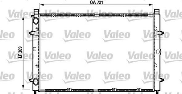 Valeo 732397 - Radiator, mühərrikin soyudulması furqanavto.az