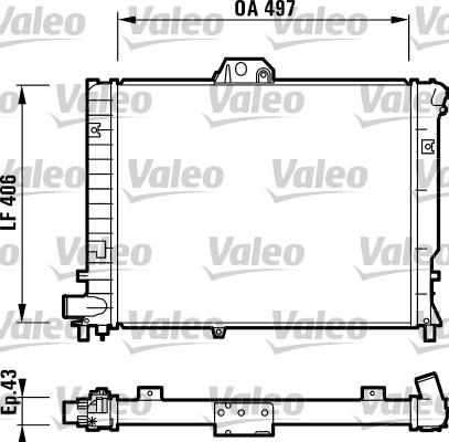 Valeo 732351 - Radiator, mühərrikin soyudulması furqanavto.az