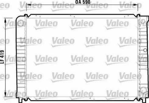 Valeo 732366 - Radiator, mühərrikin soyudulması furqanavto.az