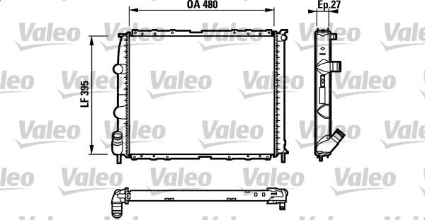 Valeo 732387 - Radiator, mühərrikin soyudulması furqanavto.az