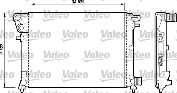 Valeo 732799 - Radiator, mühərrikin soyudulması furqanavto.az