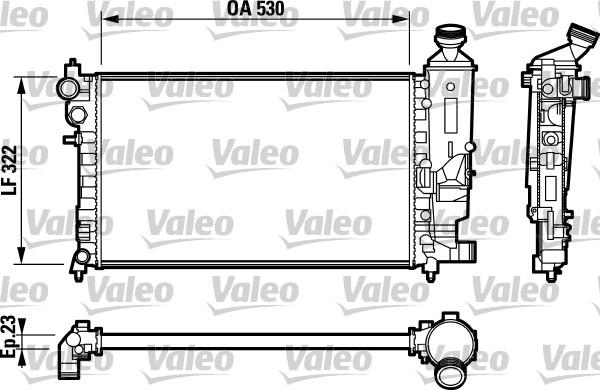 Valeo 732794 - Radiator, mühərrikin soyudulması furqanavto.az