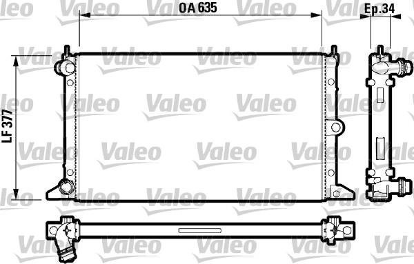 Valeo 732790 - Radiator, mühərrikin soyudulması furqanavto.az