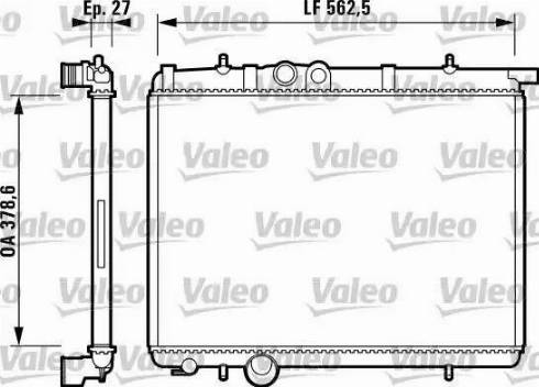 Valeo 732793 - Radiator, mühərrikin soyudulması furqanavto.az