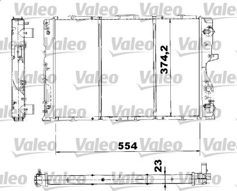 Valeo 732745 - Radiator, mühərrikin soyudulması furqanavto.az