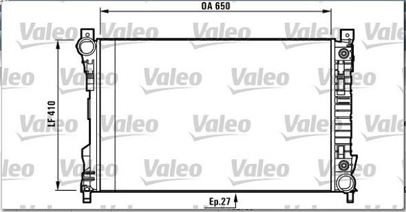Valeo 732741 - Radiator, mühərrikin soyudulması furqanavto.az