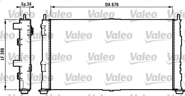 Valeo 732755 - Radiator, mühərrikin soyudulması furqanavto.az