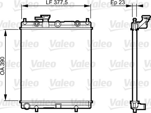 Valeo 732718 - Radiator, mühərrikin soyudulması furqanavto.az