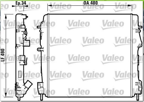 Valeo 732717 - Radiator, mühərrikin soyudulması furqanavto.az