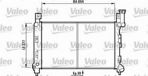 Valeo 732781 - Radiator, mühərrikin soyudulması furqanavto.az