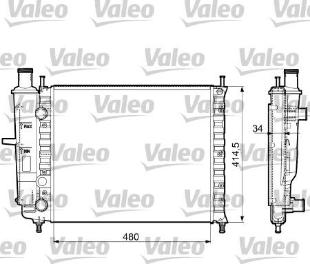 Valeo 732788 - Radiator, mühərrikin soyudulması furqanavto.az
