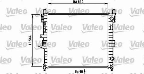 Valeo 732736 - Radiator, mühərrikin soyudulması furqanavto.az