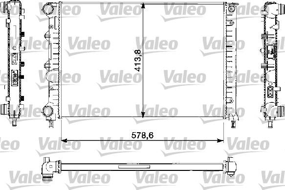 Valeo 732730 - Radiator, mühərrikin soyudulması furqanavto.az