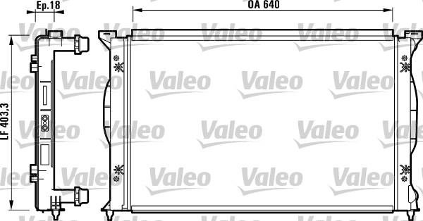 Valeo 732738 - Radiator, mühərrikin soyudulması furqanavto.az