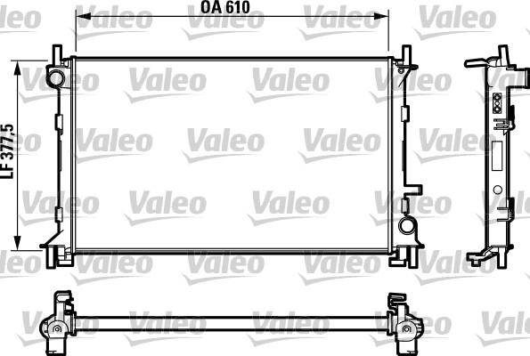 Valeo 732732 - Radiator, mühərrikin soyudulması furqanavto.az