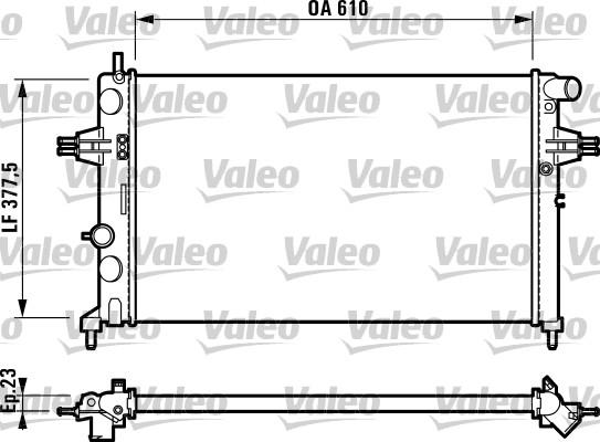 Valeo 732729 - Radiator, mühərrikin soyudulması furqanavto.az
