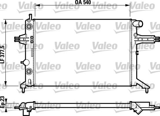 Valeo 732724 - Radiator, mühərrikin soyudulması furqanavto.az