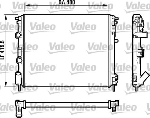 Valeo 732720 - Radiator, mühərrikin soyudulması furqanavto.az