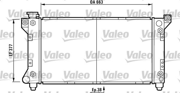 Valeo 732778 - Radiator, mühərrikin soyudulması furqanavto.az