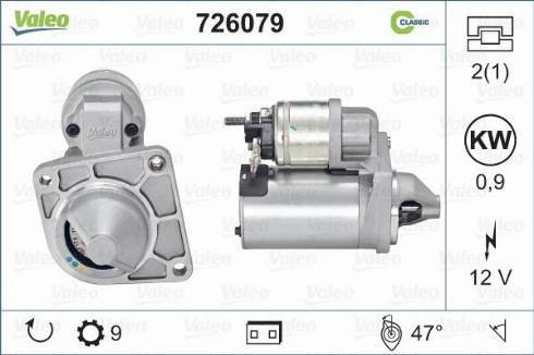 Valeo 726079 - Başlanğıc furqanavto.az