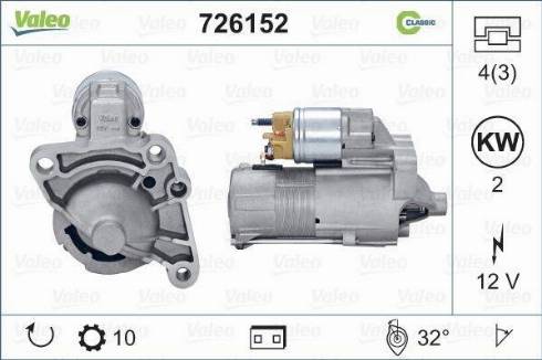 Valeo 726152 - Başlanğıc furqanavto.az