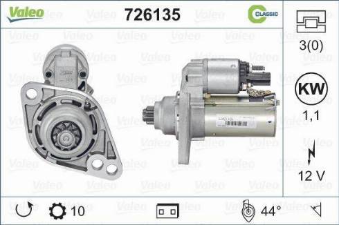 Valeo 726135 - Başlanğıc furqanavto.az